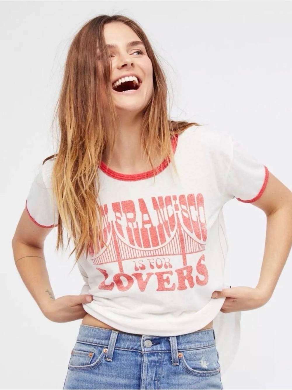 Trunk LTD x Free People Top Women’s XS San Francisco is for Lovers